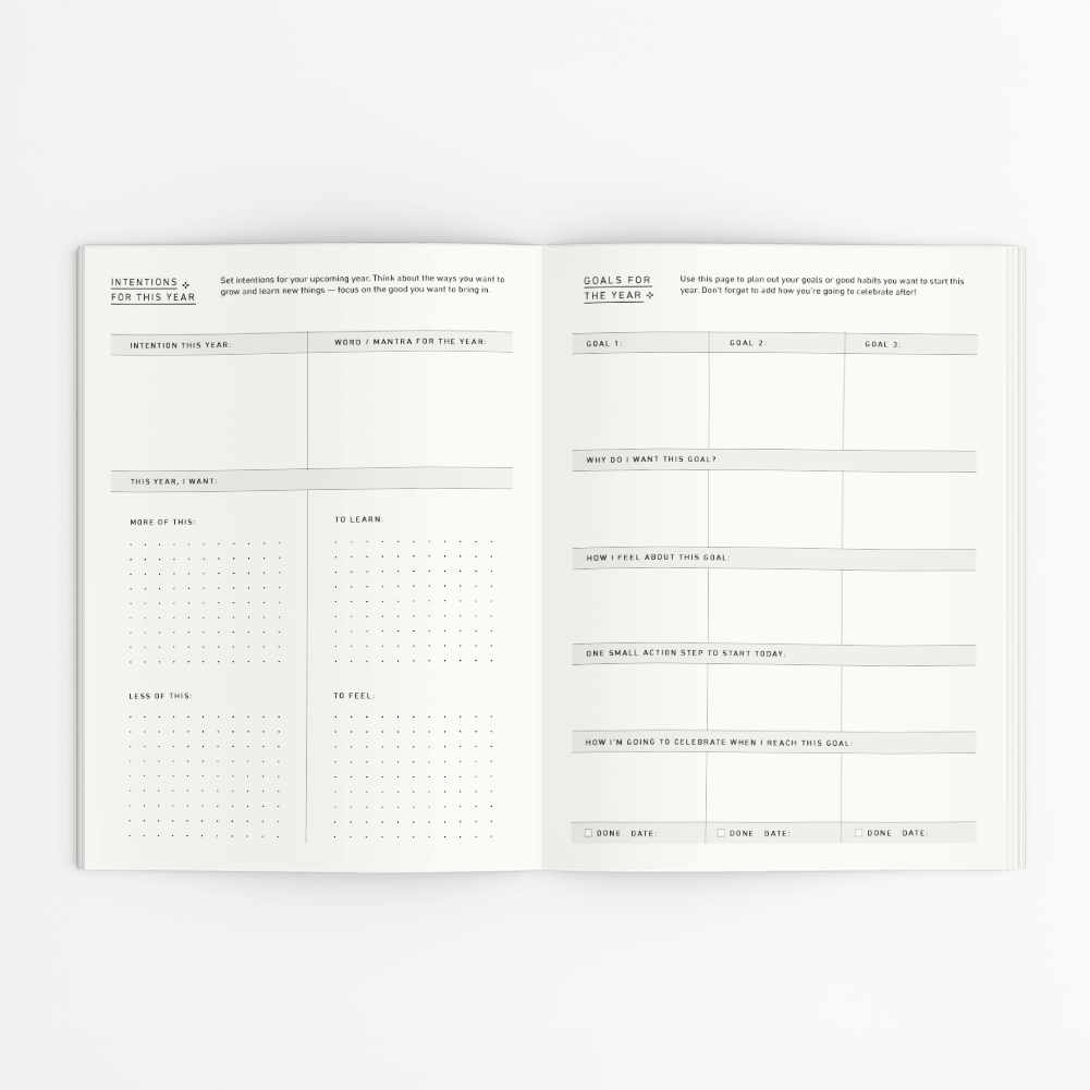 A Year of Big Goals & Everyday Wins (2024) - Undated Planner