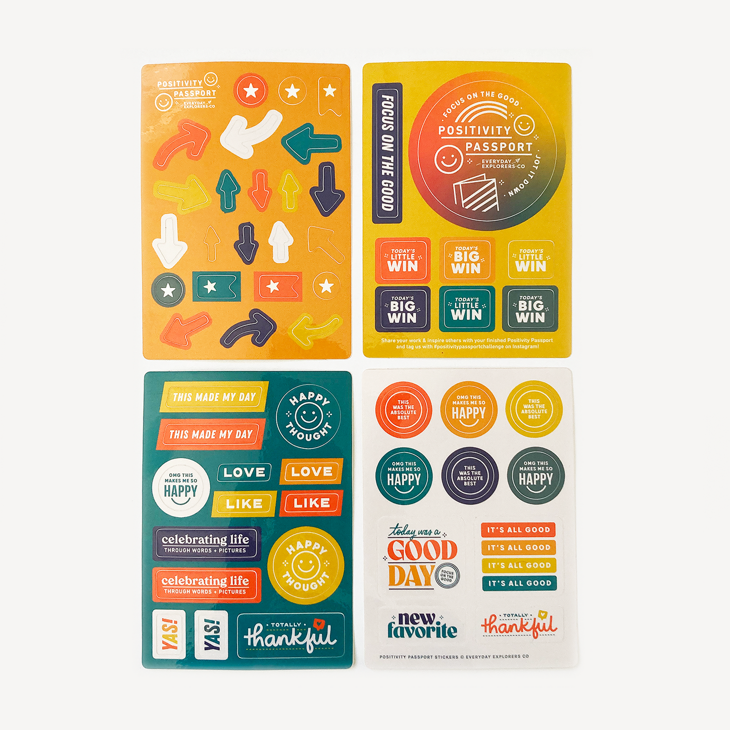 Positivity Passport - Extra Stickers