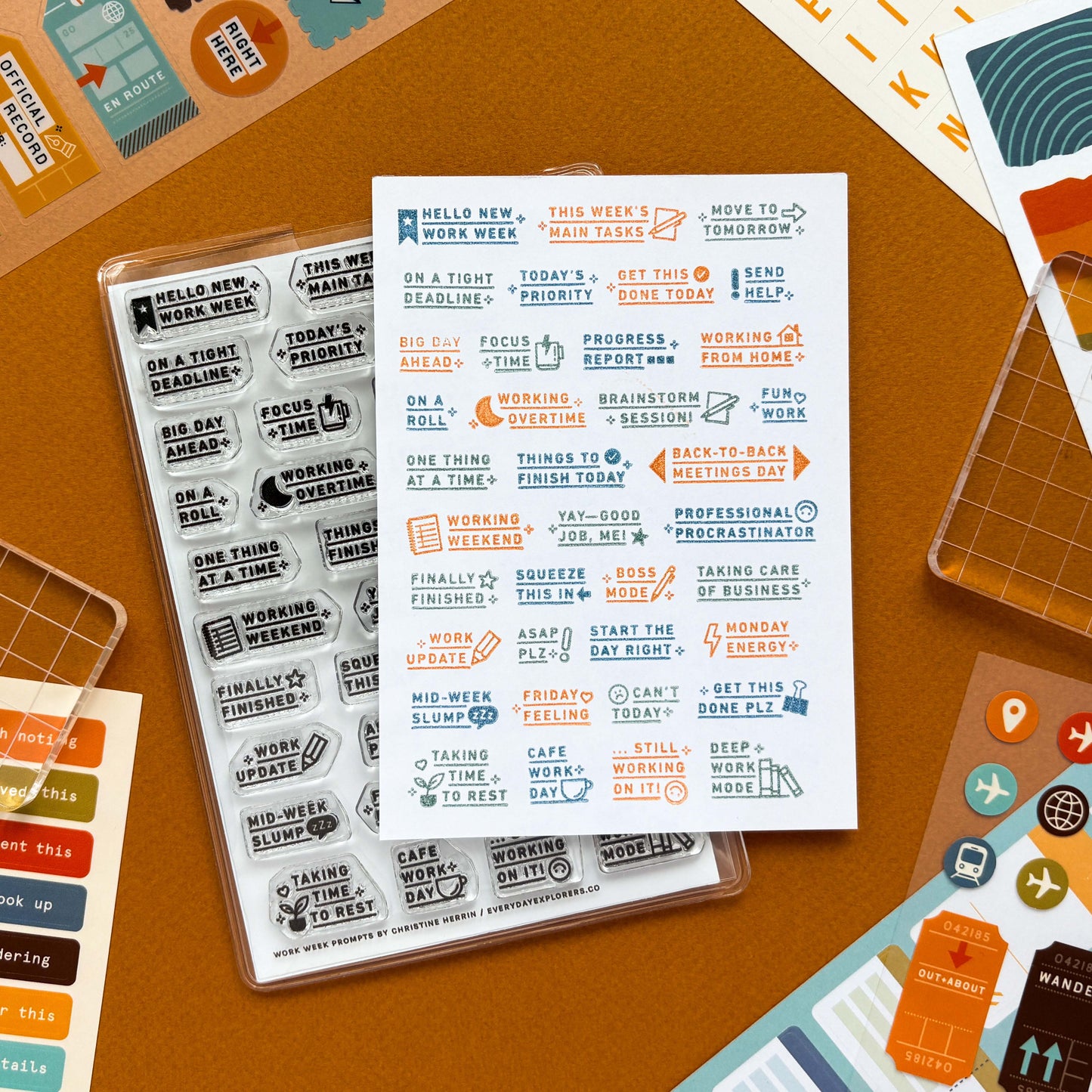 Q3 Stamp Bundle - (7 4x6 Clear Stamp Sets)