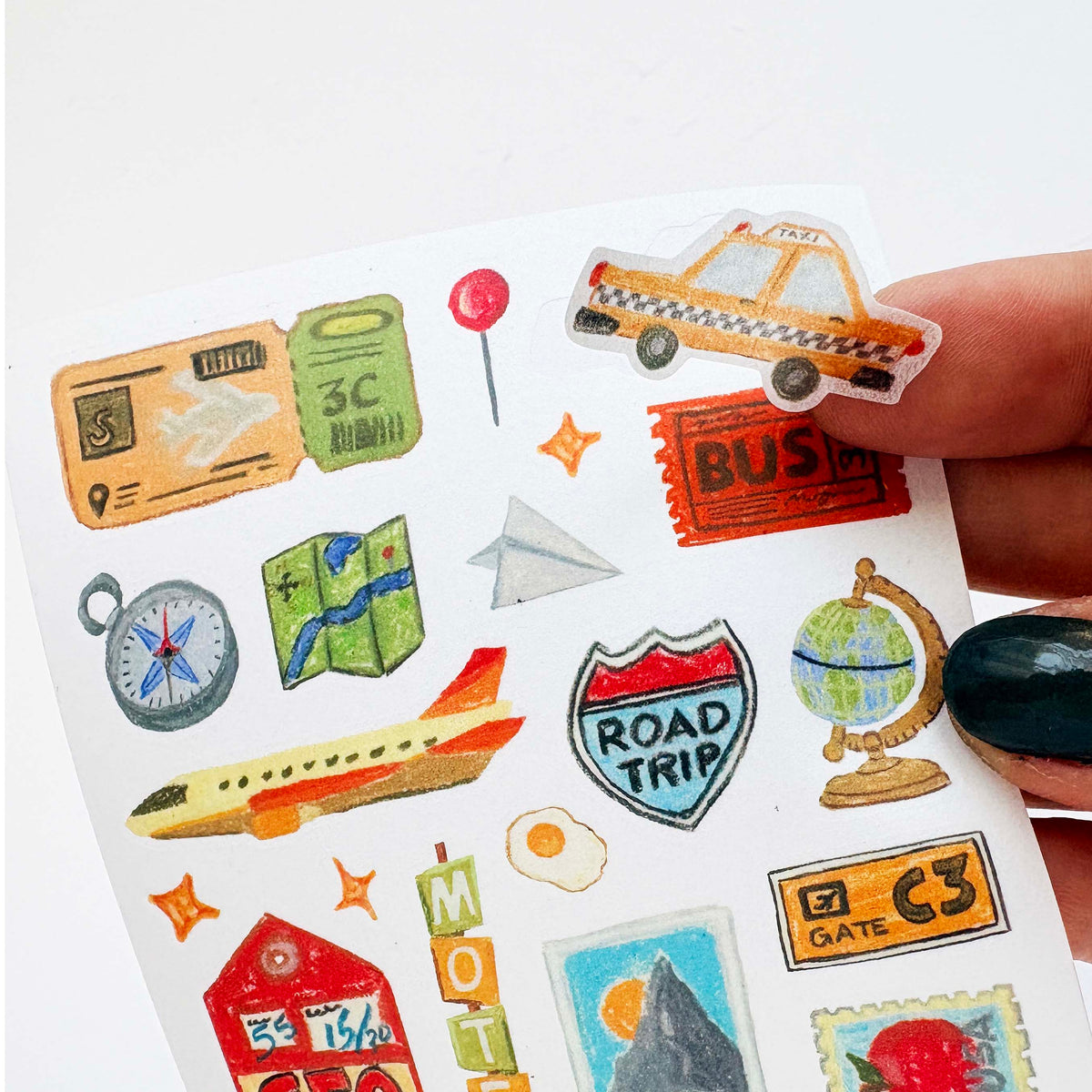 Scenic Route by jobsjournal - Washi Sticker Sheet