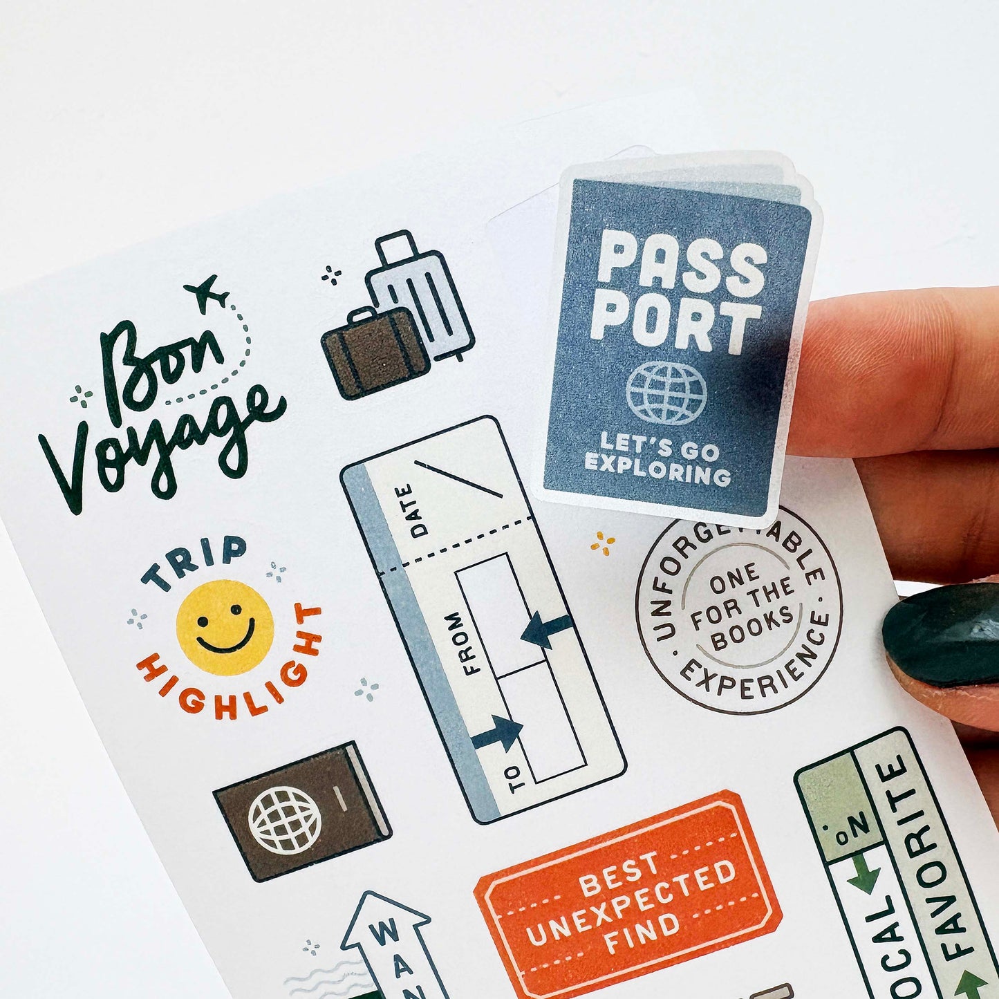 Bon Voyage - Washi Sticker Sheet