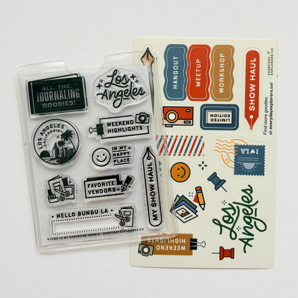 Bungu LA - 3x4 Clear Stamp Set