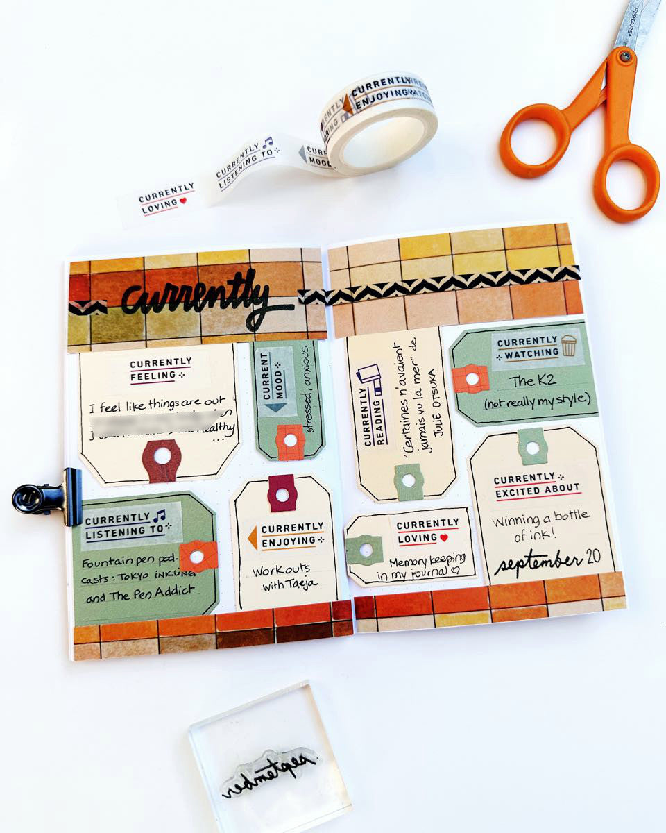 Currently Prompts - 15mm Washi Tape