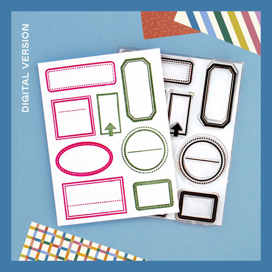 Little Labels - Digital Stamp Set