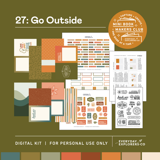 Digital Mini Book Makers Club Kit (June)