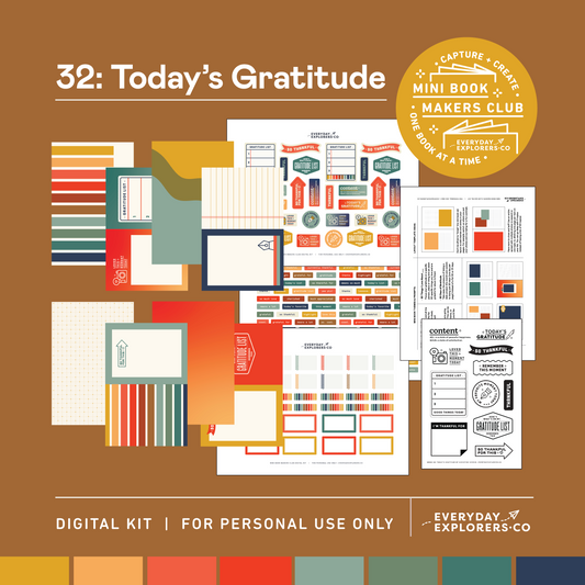 Digital Mini Book Makers Club Kit (November)