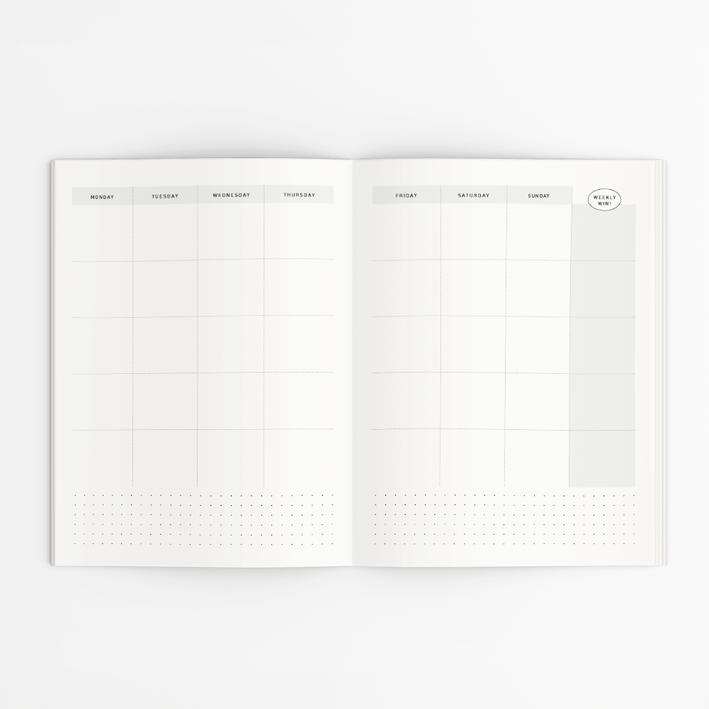 A Year of Big Goals & Everyday Wins (2024) - Undated Planner