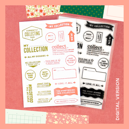 My Collection - Digital Stamp Set