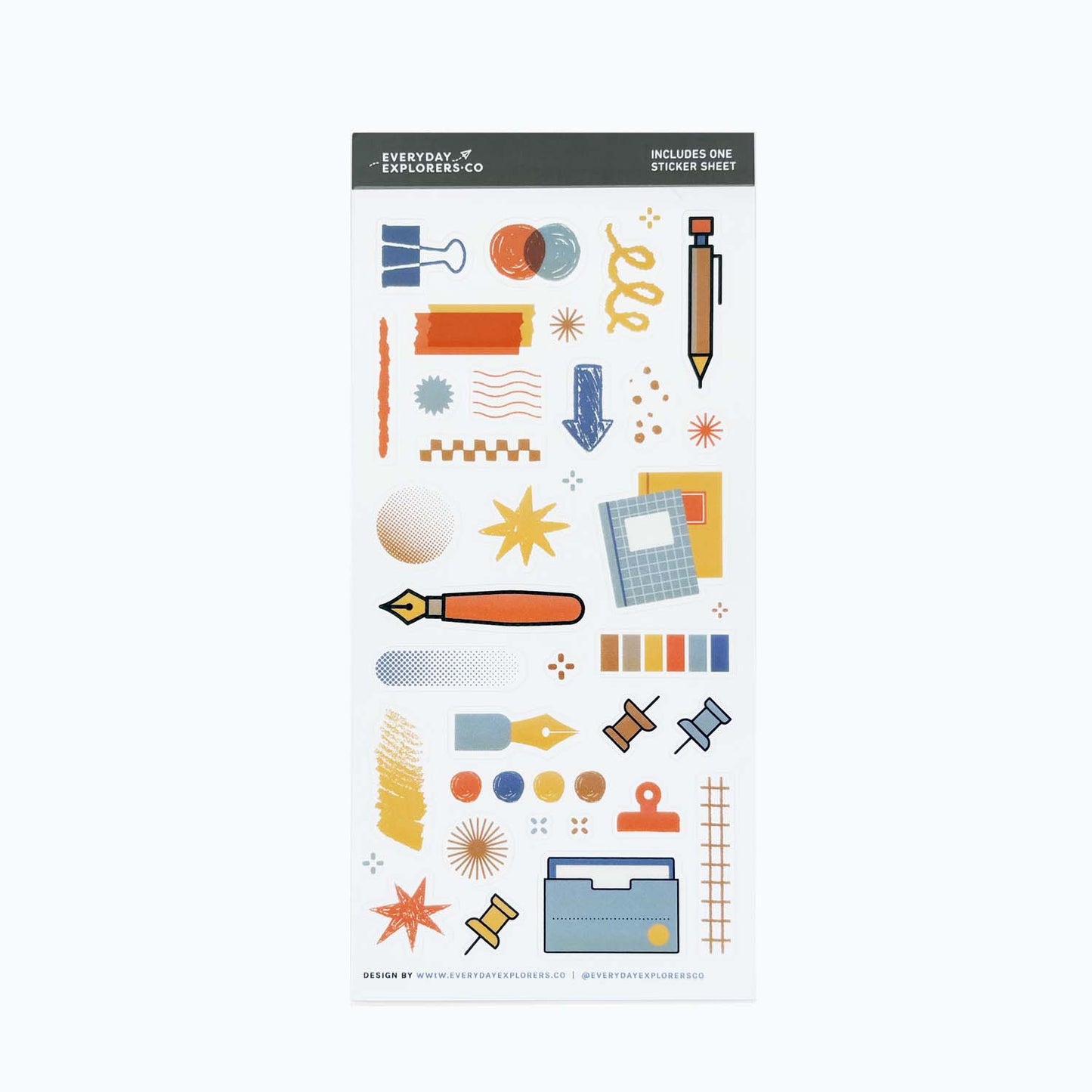 Pen & Paper - Clear Sticker Sheet