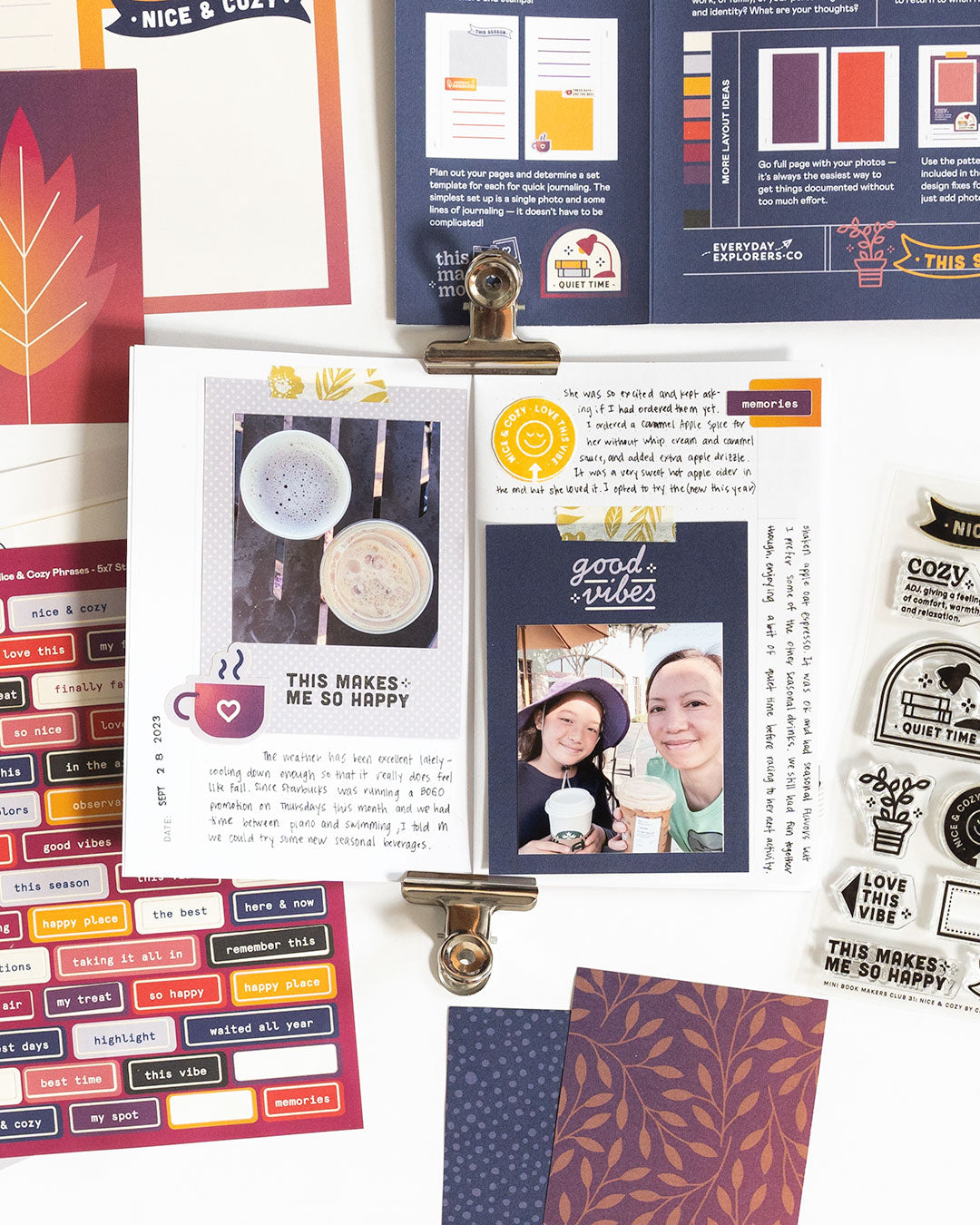 Mini Book Makers Club Kit: October
