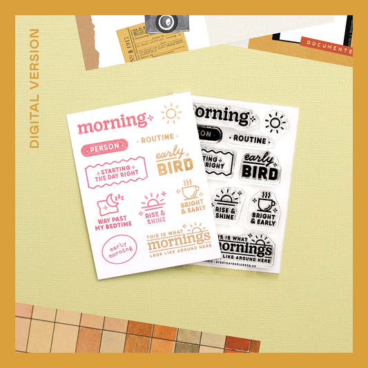 Early Bird - Digital Stamp Set