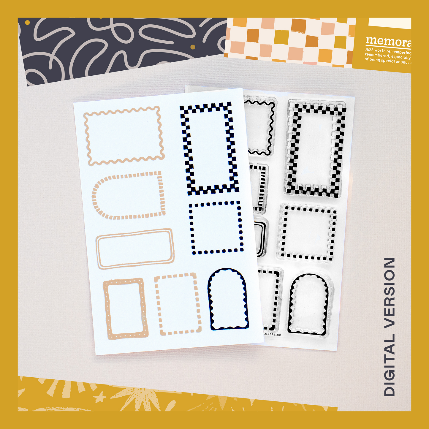 Fancy Frames - Digital Stamp Set