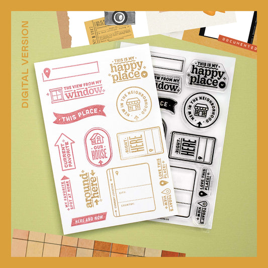 Happy Place - Digital Stamp Set