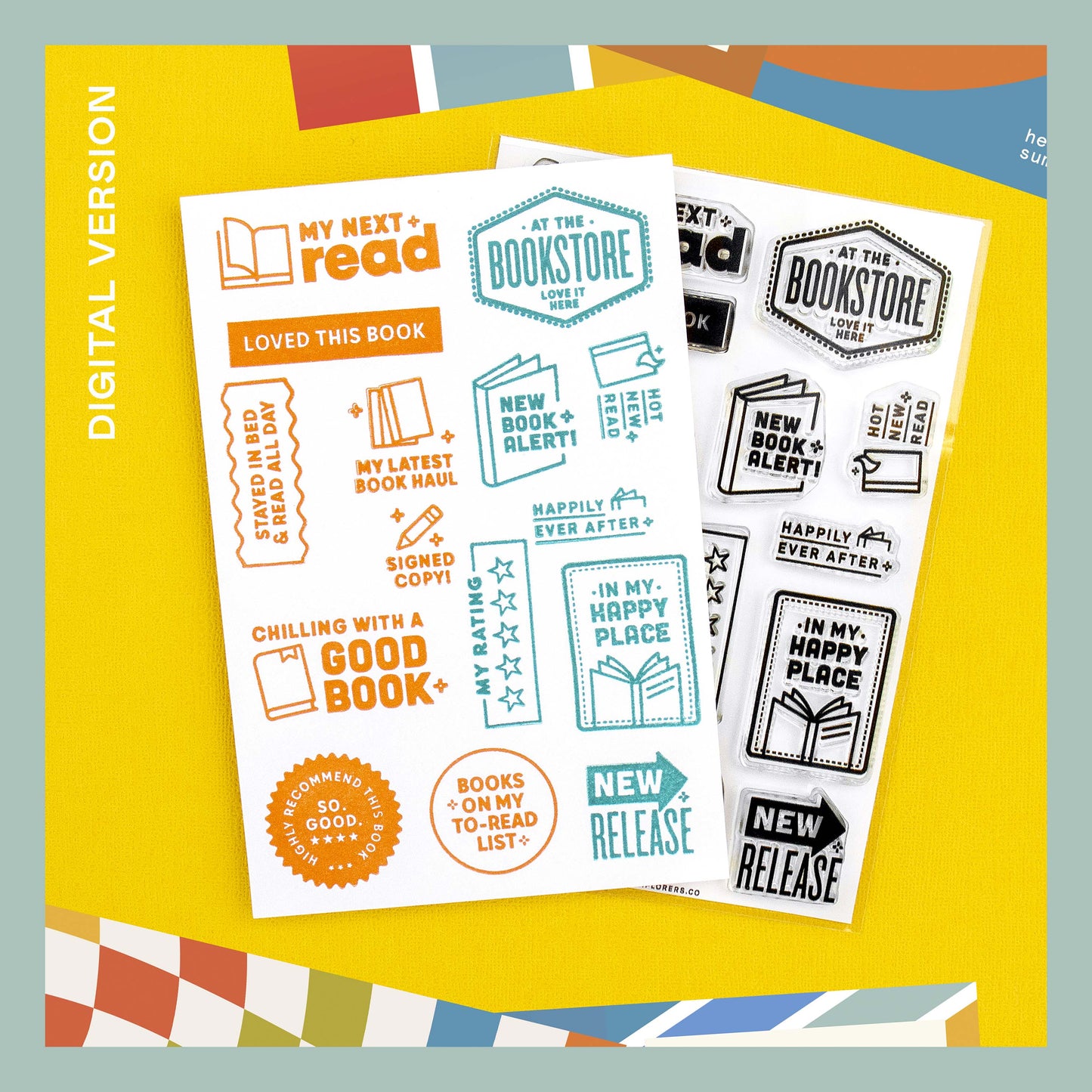 My Next Read - Digital Stamp Set