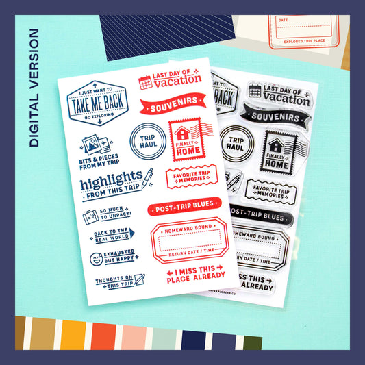 Return Trip - Digital Stamp Set