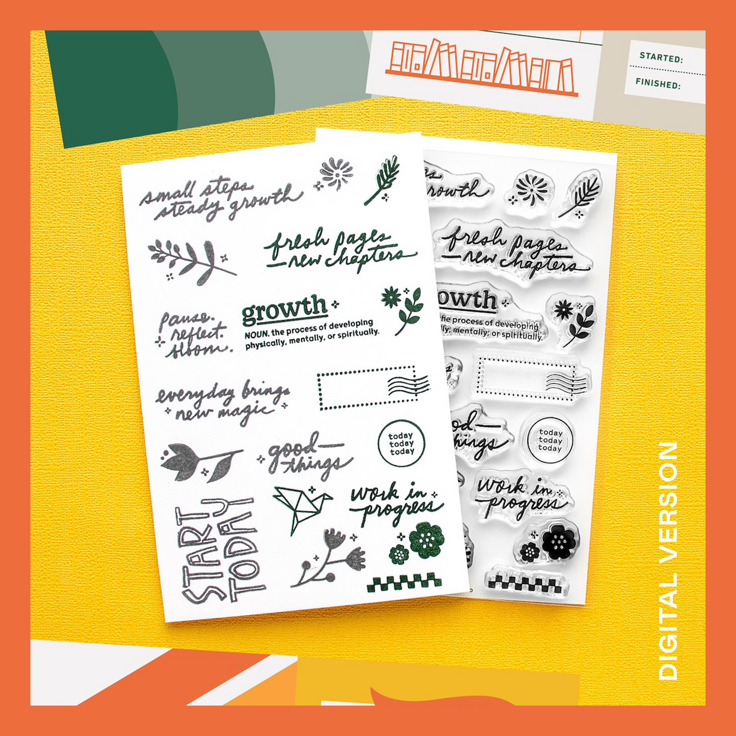 Small Steps - Digital Stamp Set