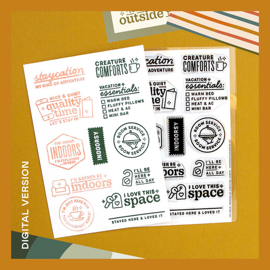 The Great Indoors - Digital Stamp Set