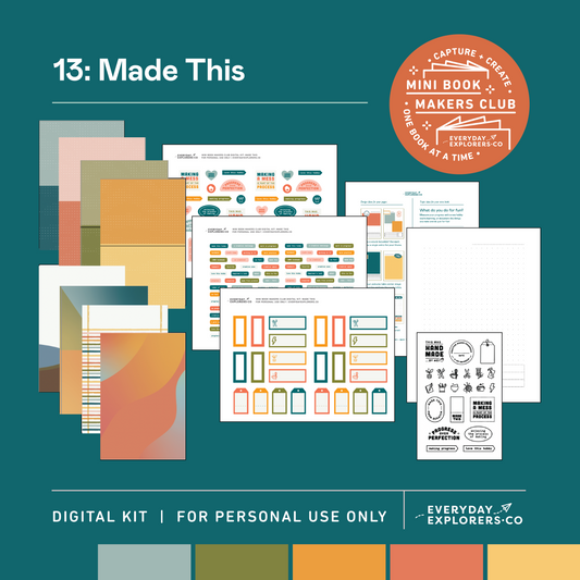 Digital Mini Book Makers Club Kit (April)