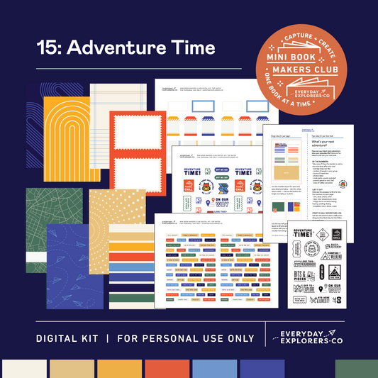 Digital Mini Book Makers Club Kit (June)