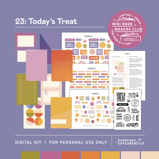 Digital Mini Book Makers Club Kit (February)