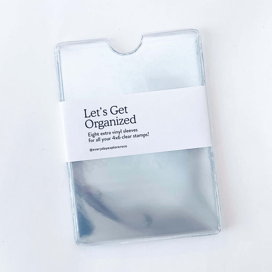 Let’s Get Organized - 4x6 Stamp Sleeves (Set of 8)