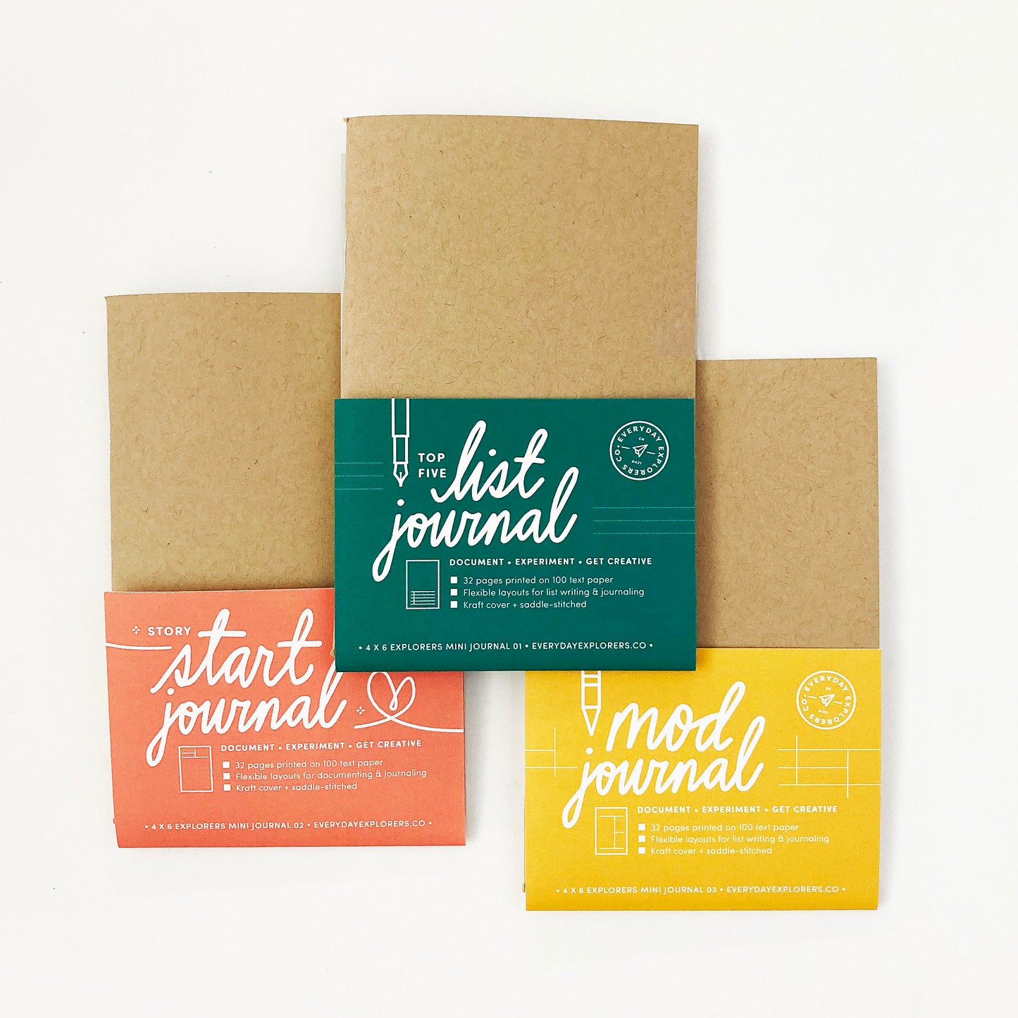 4x6 Mini Books - Bundle of 3