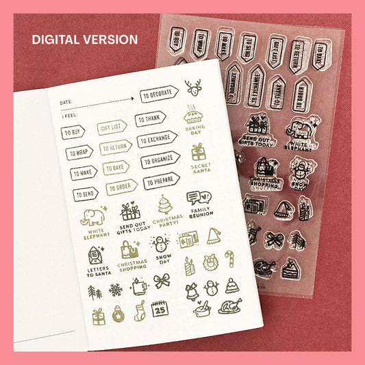Christmas Countdown - Digital Stamp Set