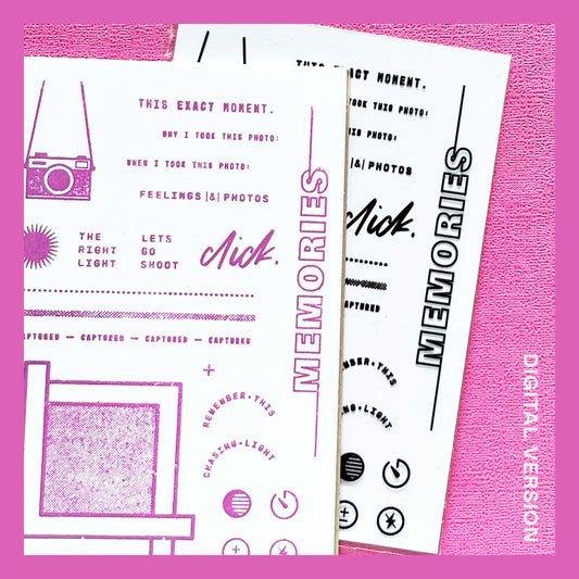 Captured by Kari Stiles - Digital Stamp Set
