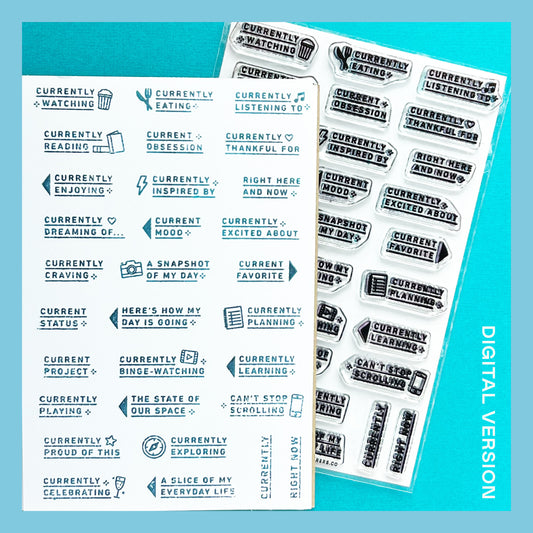 Currently Prompts - Digital Stamp Set