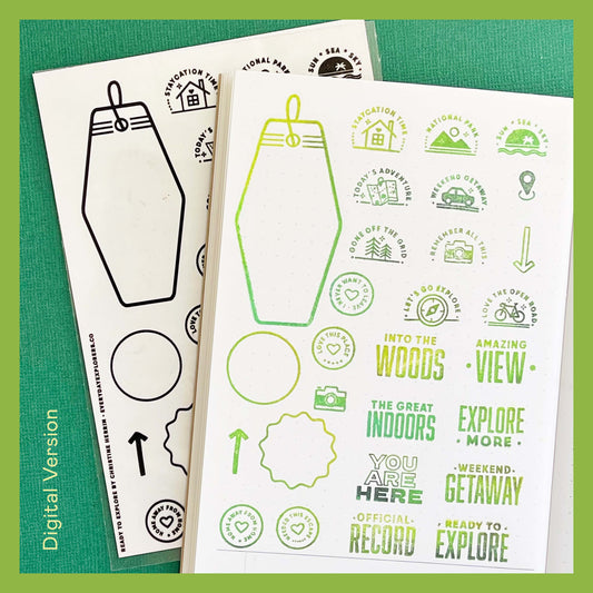 Ready to Explore - Digital Stamp Set