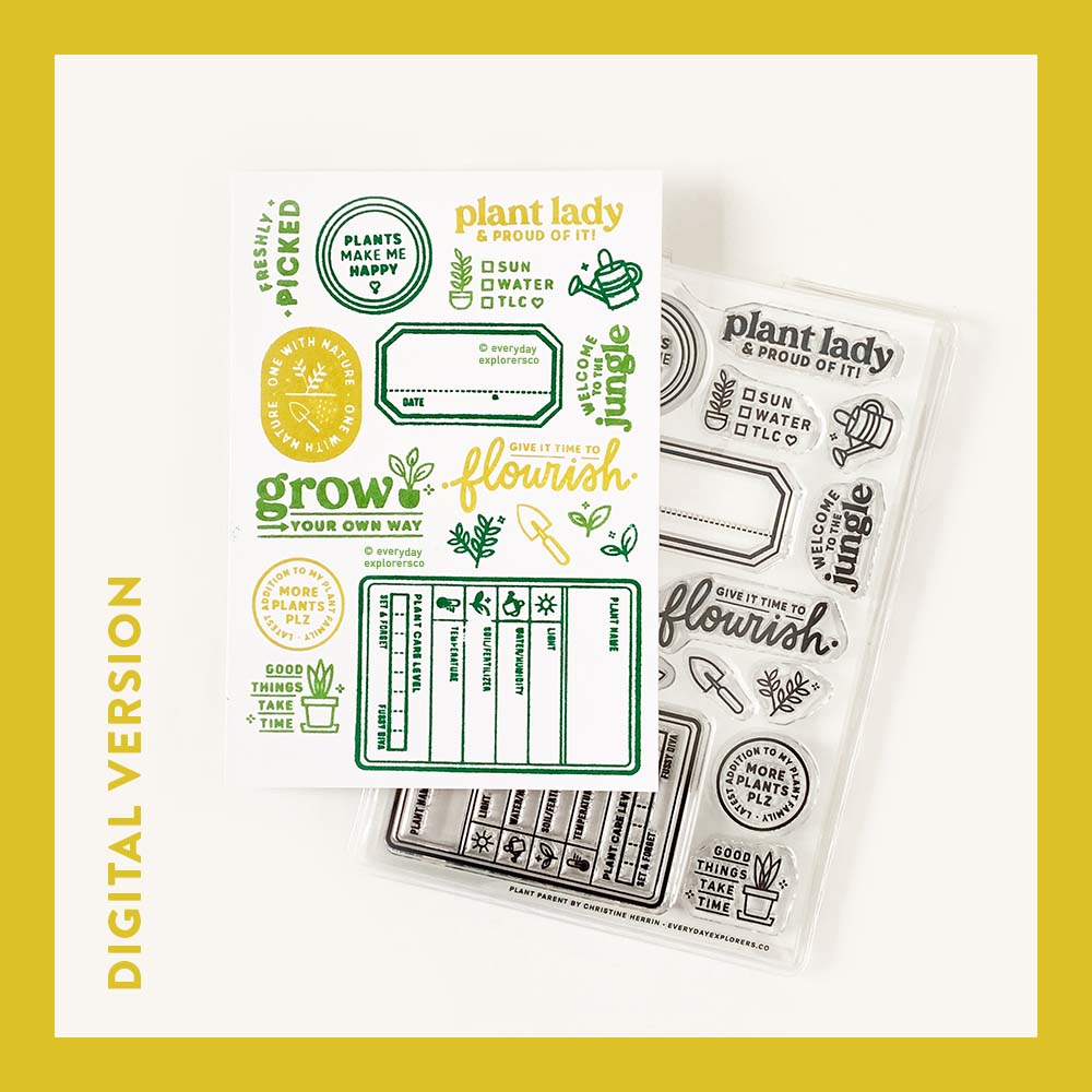 Plant Parent - Digital Stamp Set