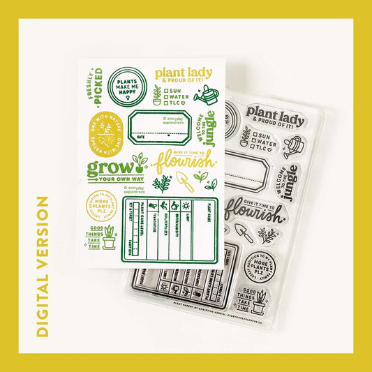 Plant Parent - Digital Stamp Set