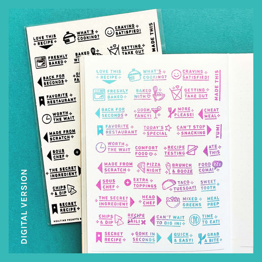 Mealtime Prompts - Digital Stamp Set