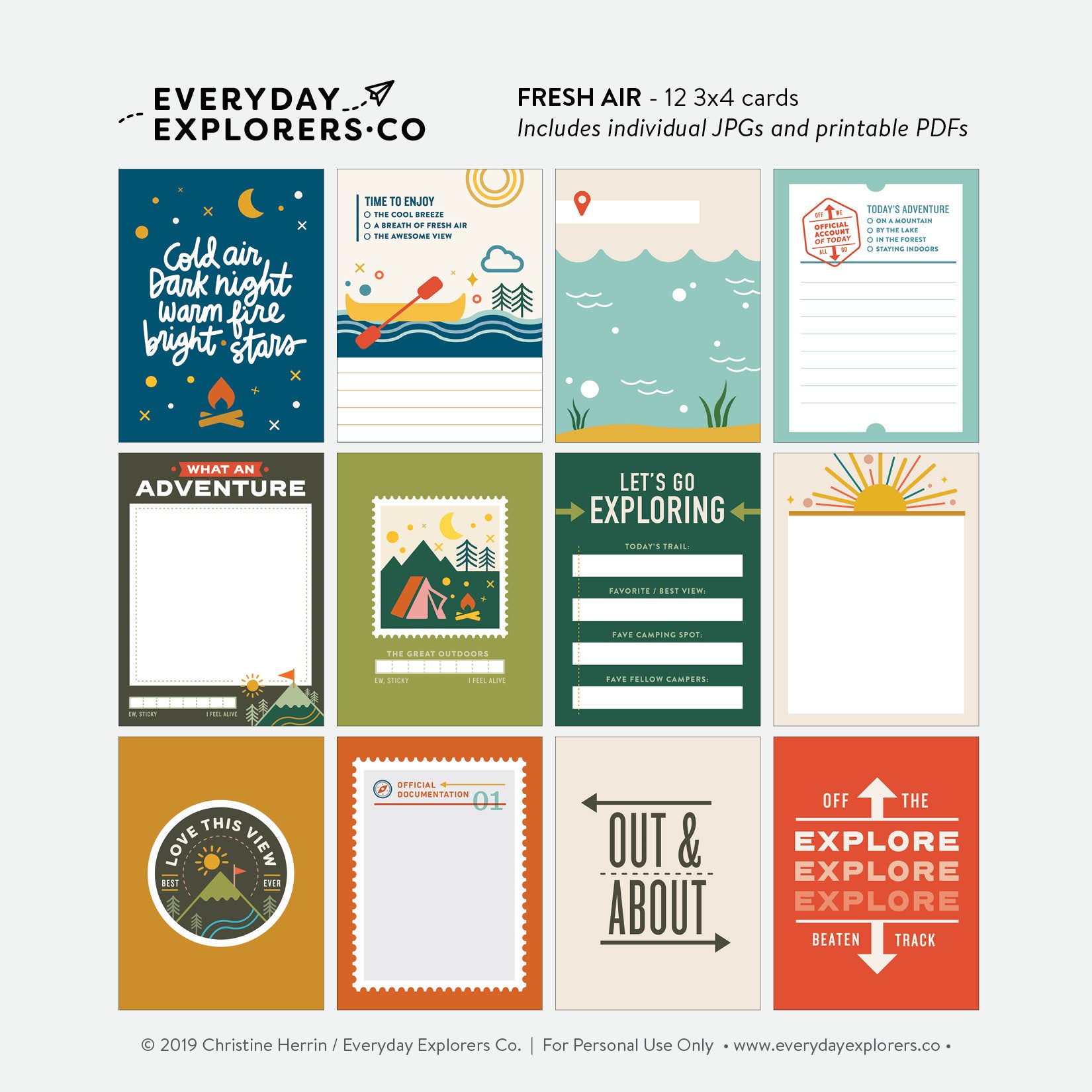 Fresh Air - Digital Printables – Everyday Explorers Co. Fresh Air - Digital Printables – Everyday Explorers Co.