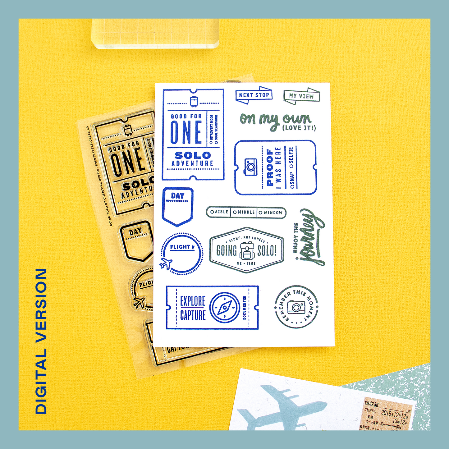 Going Solo (Throwback!) - Digital Stamp Set