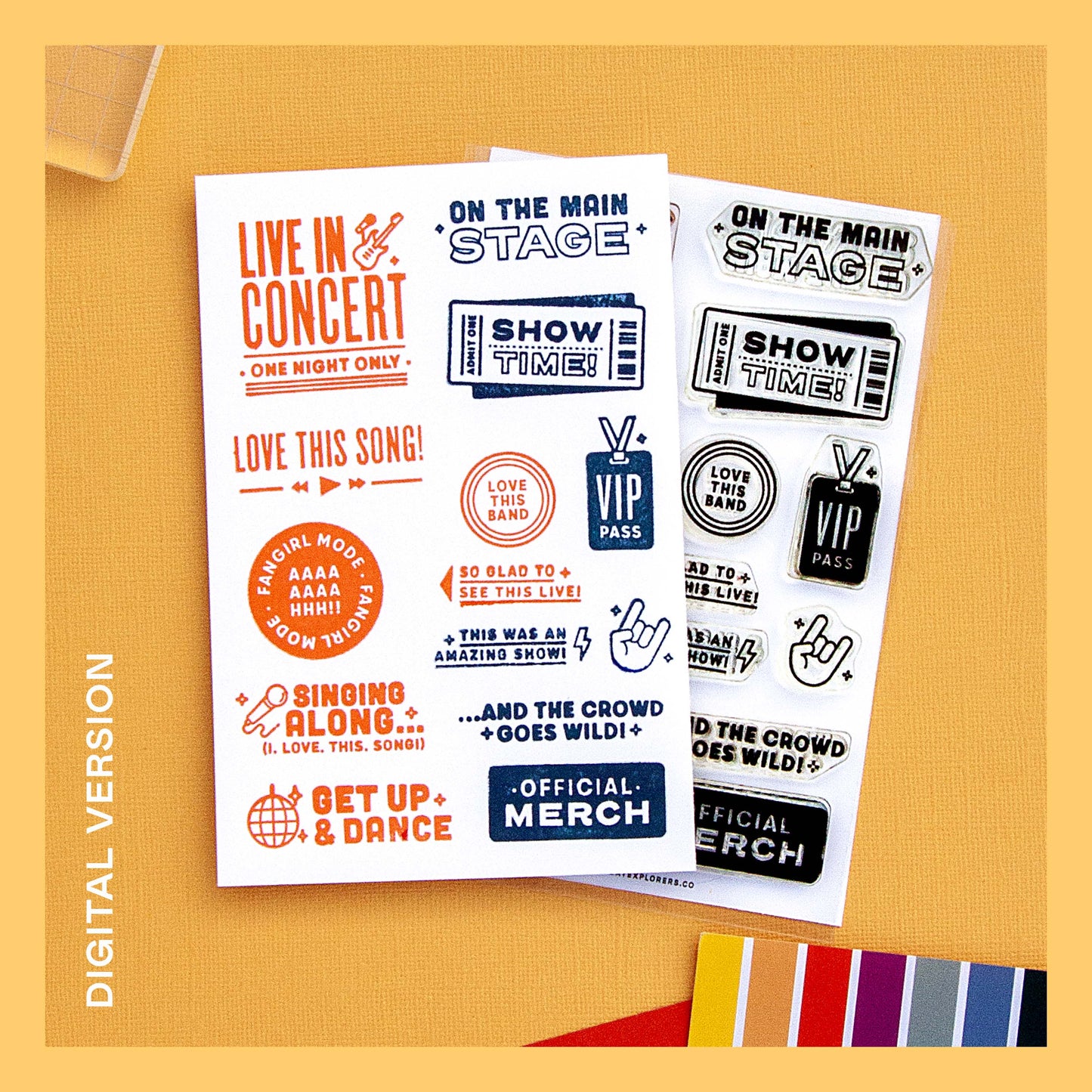 Live in Concert - Digital Stamp Set