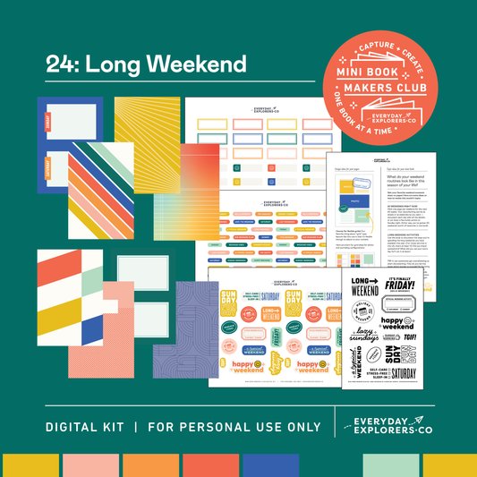 Digital Mini Book Makers Club Kit (March)