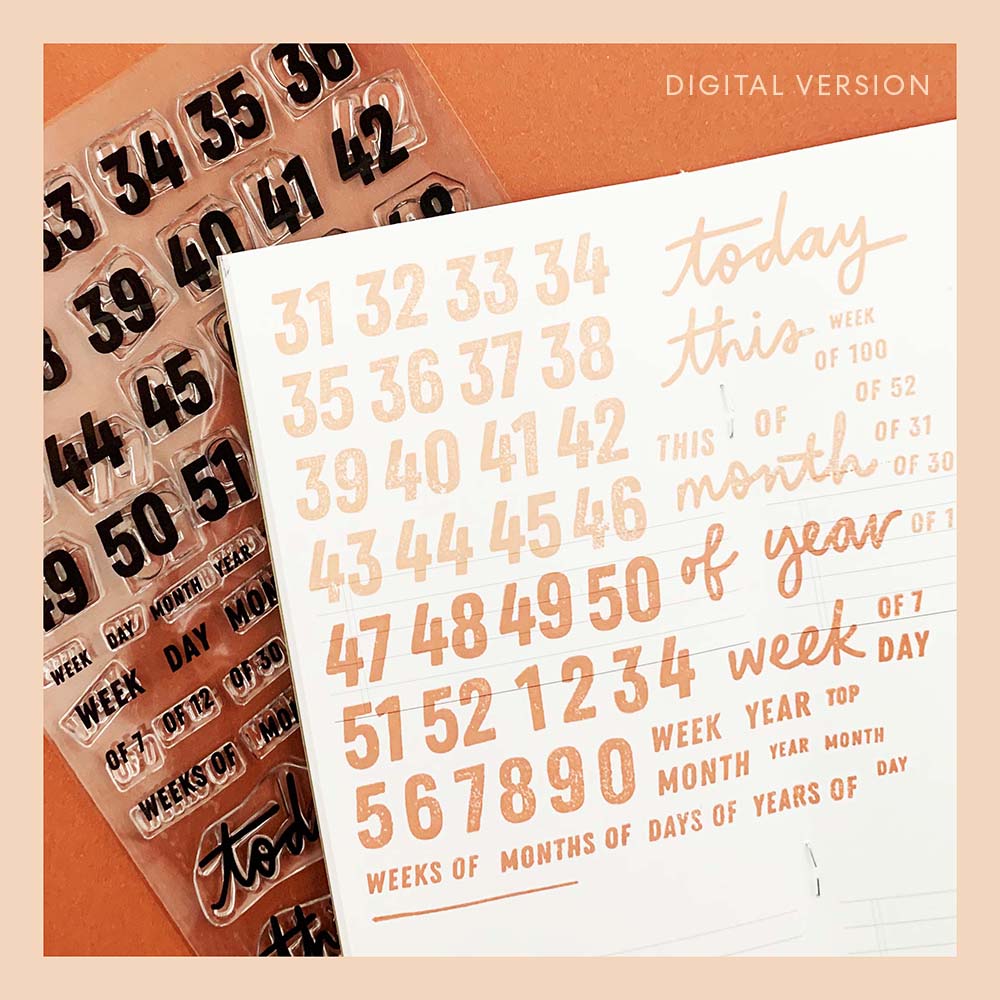 More Calendar Days - Digital Stamp Set