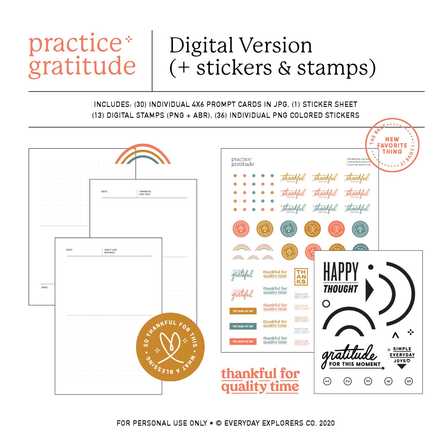 Practice Gratitude - Digital Kit