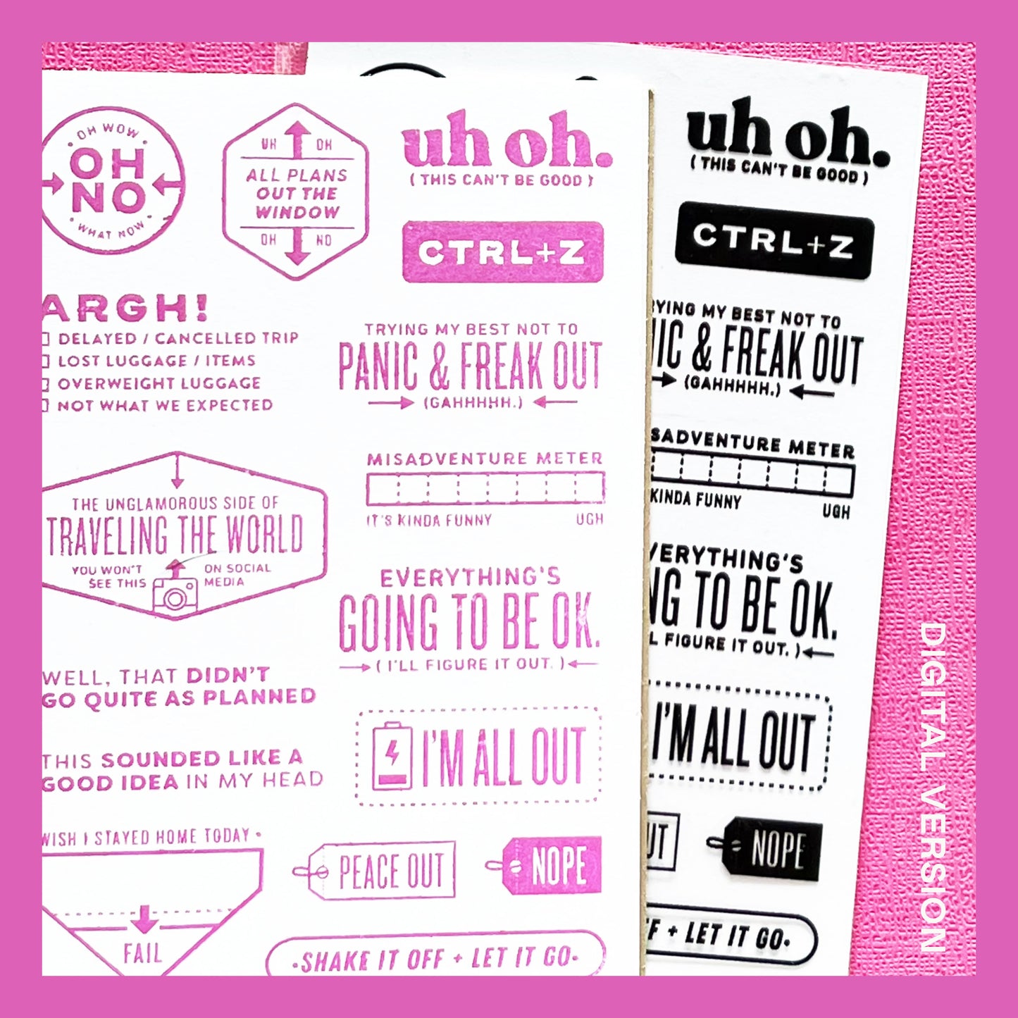 Peace Out - Digital Stamp Set