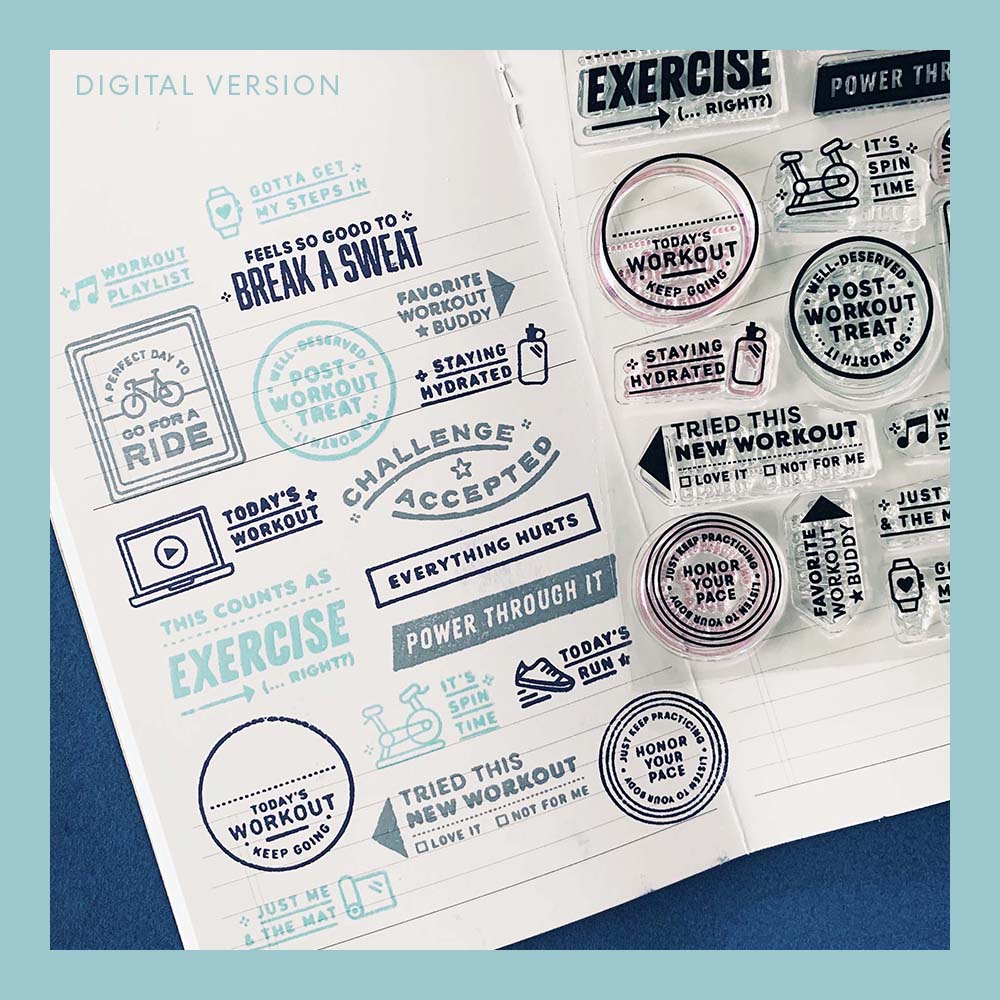 Power Through It - Digital Stamp Set