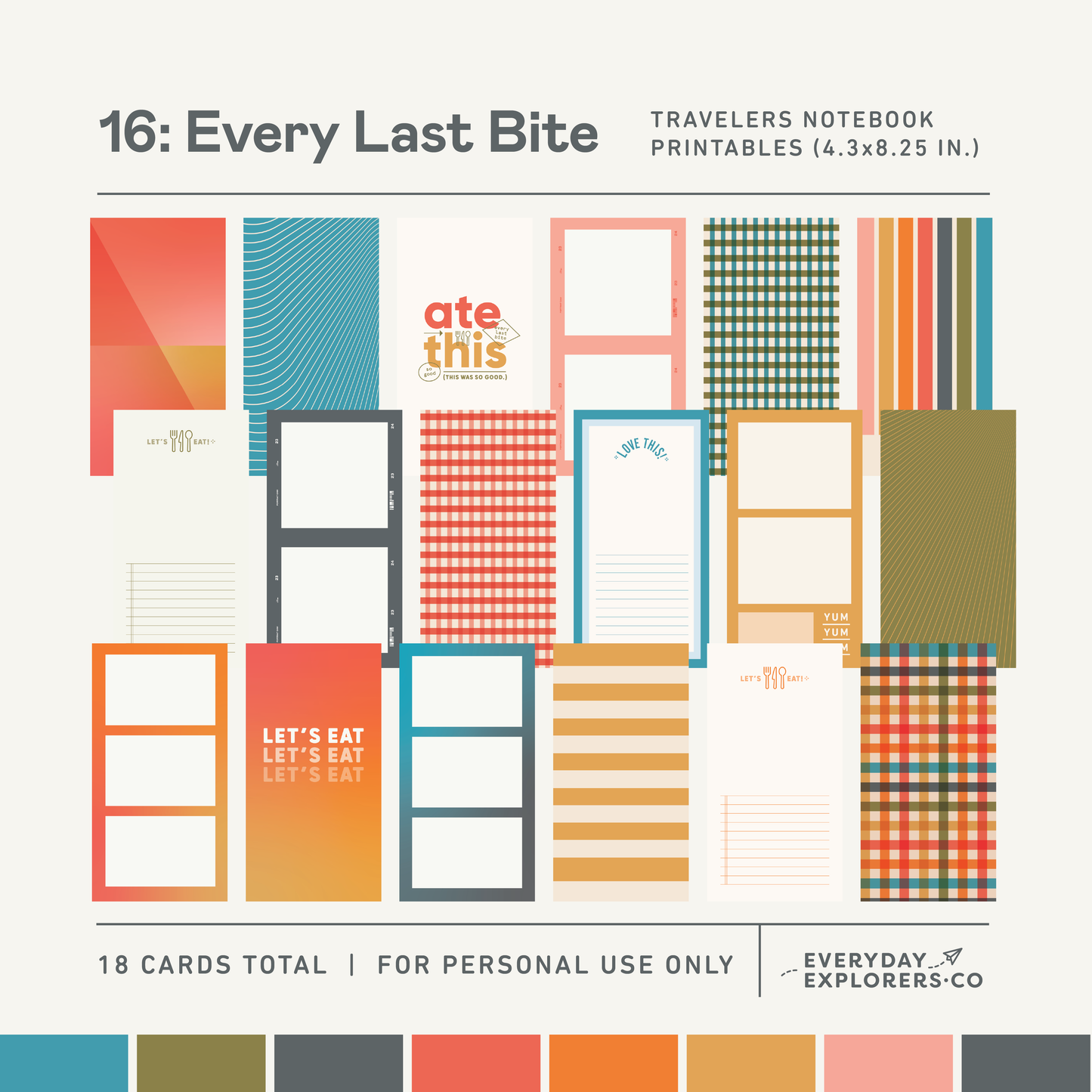 Every Last Bite - TN Digital Printables