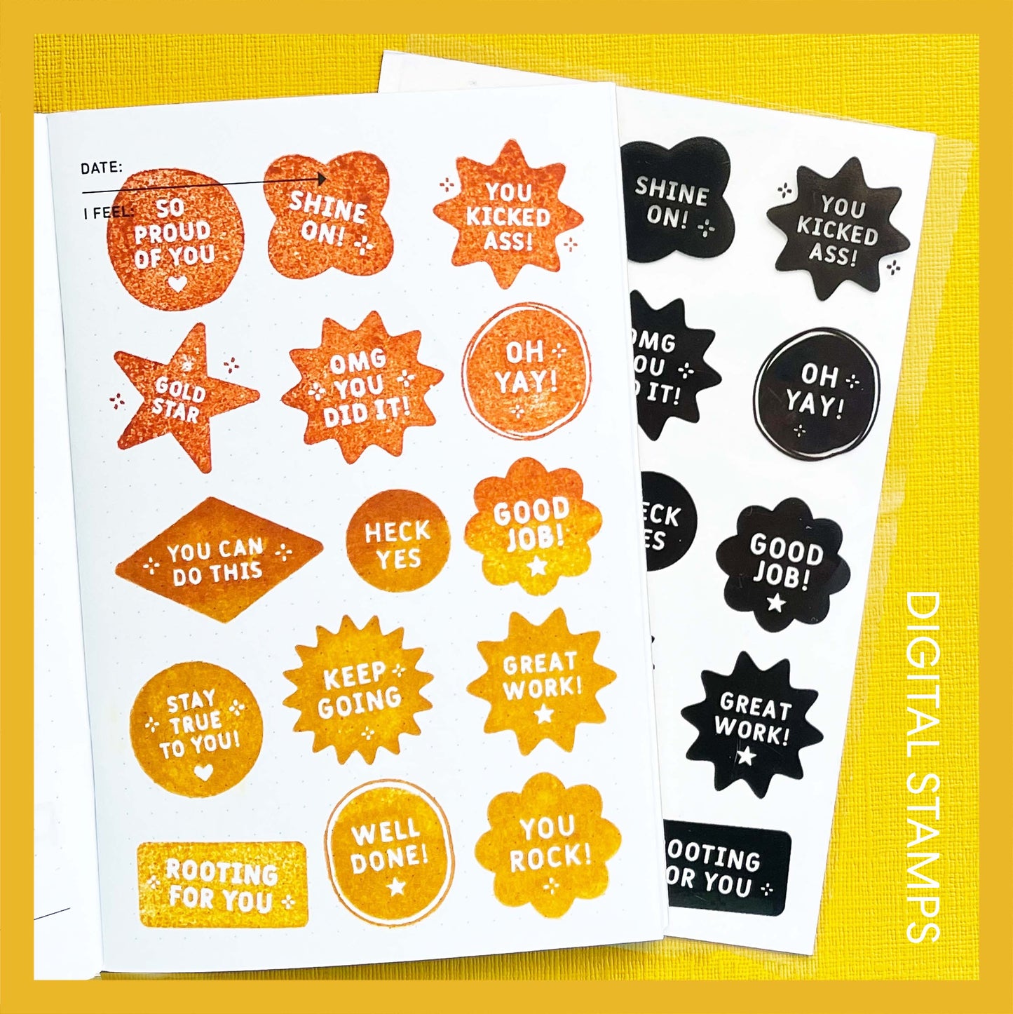 Rooting for You - Digital Stamp Set