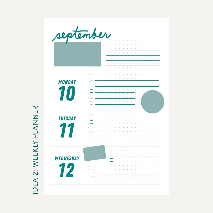Memory Keeping Journal: Week - A5 Journal