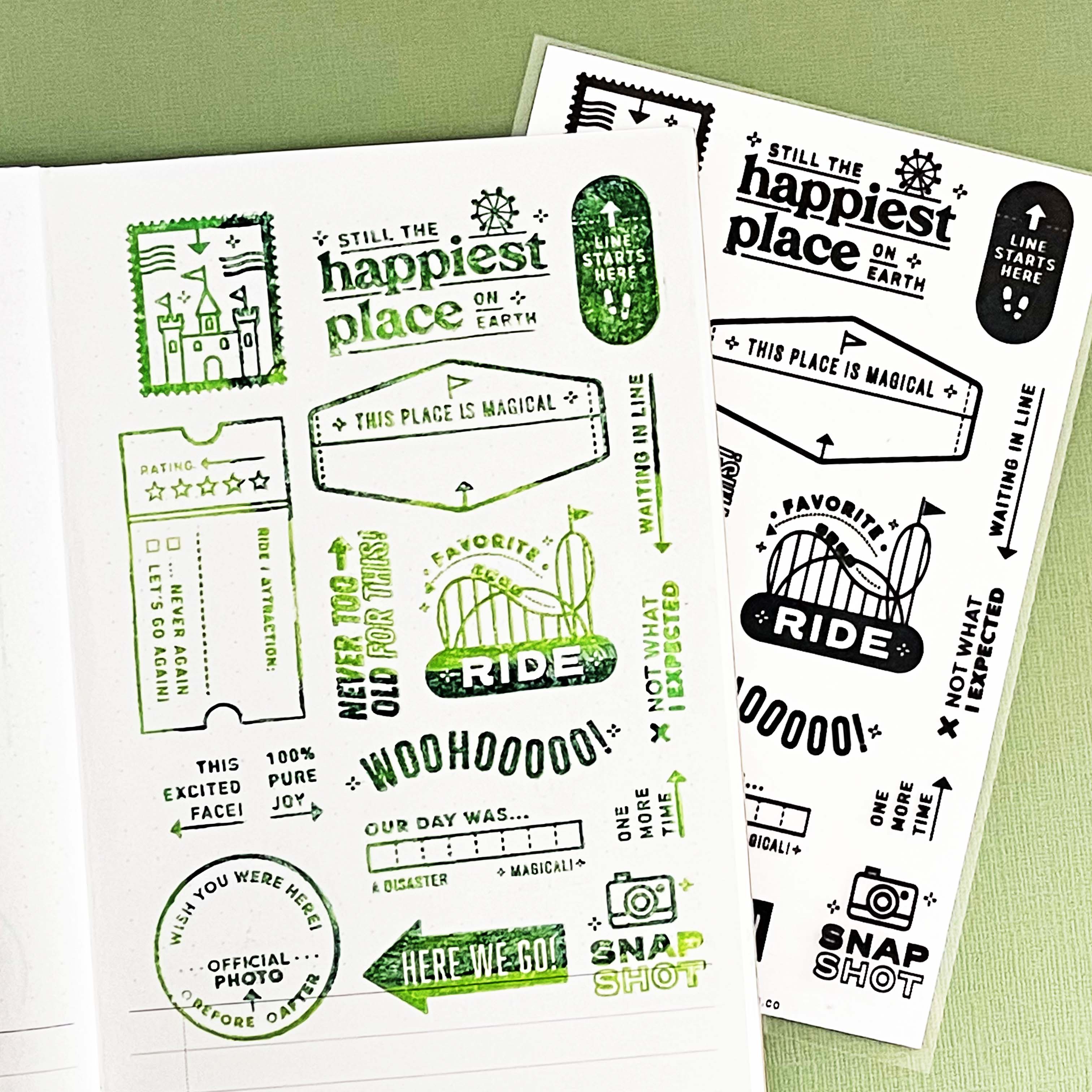 Book Club- 4x6 Clear Stamp Set – Everyday Explorers Co.