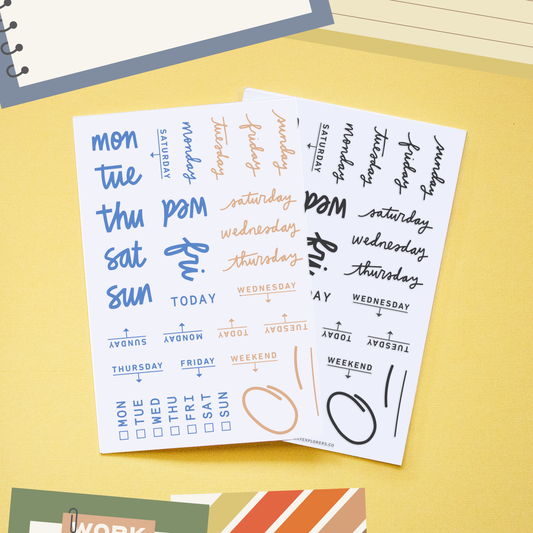 Day by Day Mini (Throwback!) - 4x6 Clear Stamp Set