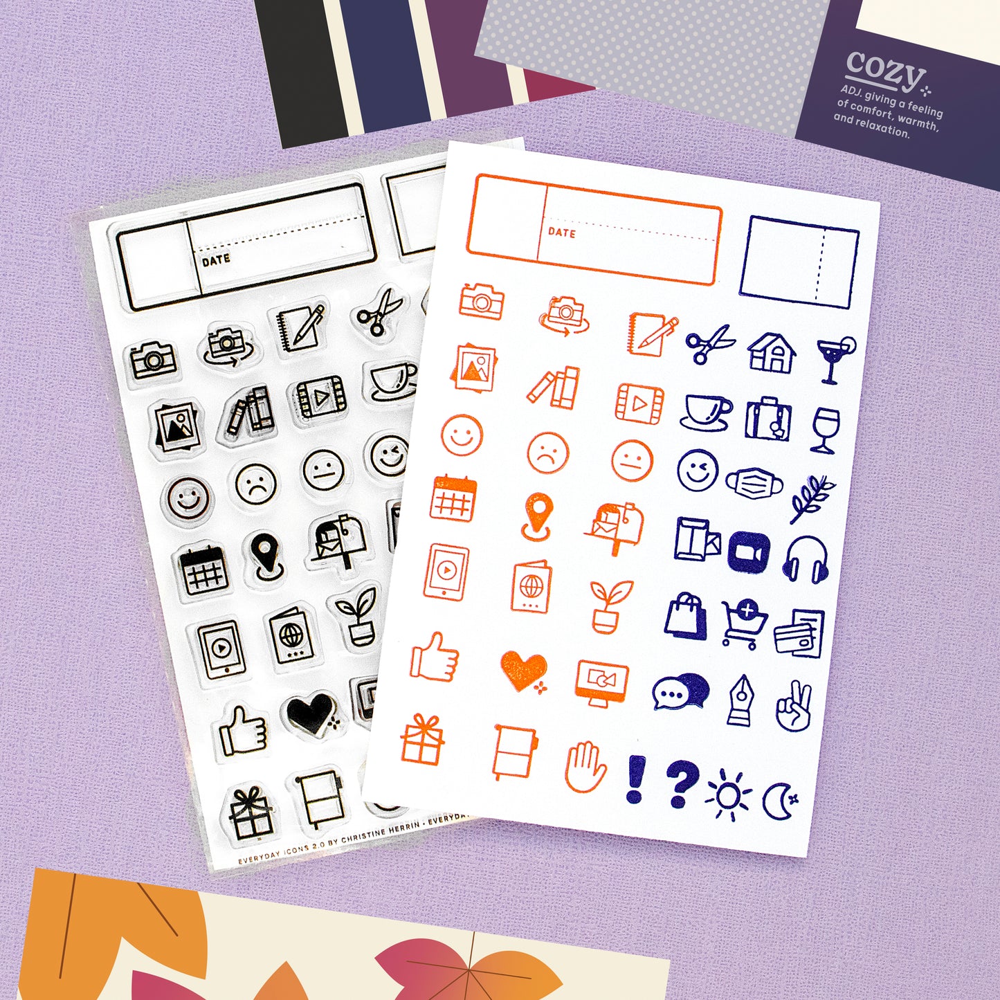 Everyday Icons Pt. 2 - 4x6 Clear Stamp Set