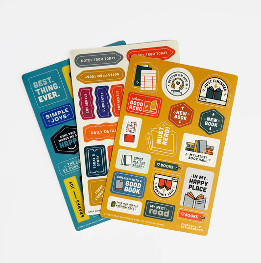 Sticker Bundle - Books & More