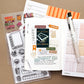 My Book Review by jackalopejournals - 4x6 Clear Stamp Set