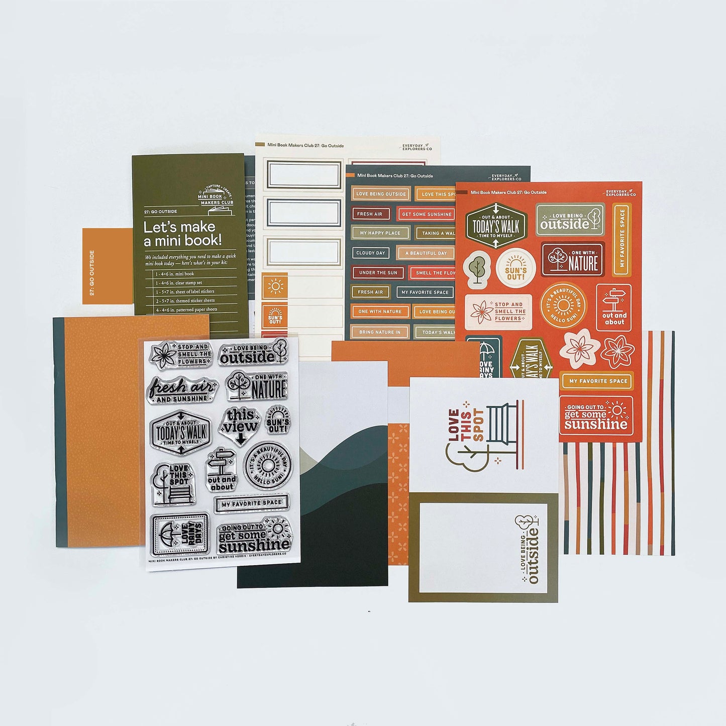 Mini Book Makers Club Kit: June